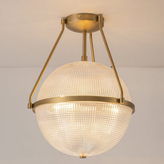 Atale Lampe de Plafond Moderne Minimaliste en Verre et Métal