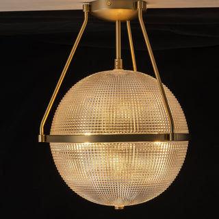Atale Lampe de Plafond Moderne Minimaliste en Verre et Métal