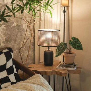 Ravarielle Lampe de Table Moderne en Bambou