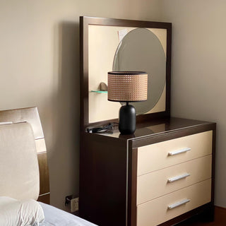 Ravarielle Lampe de Table Moderne en Bambou