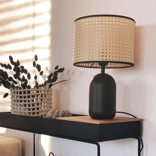 Ravarielle Lampe de Table Moderne en Bambou