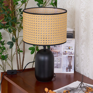 Ravarielle Lampe de Table Moderne en Bambou