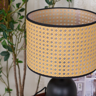 Ravarielle Lampe de Table Moderne en Bambou