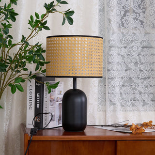 Ravarielle Lampe de Table Moderne en Bambou