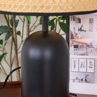 Ravarielle Lampe de Table Moderne en Bambou