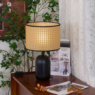 Ravarielle Lampe de Table Moderne en Bambou