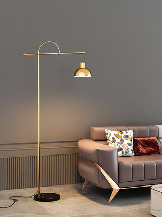 Usilil Lampadaire en Métal Laiton Art Déco