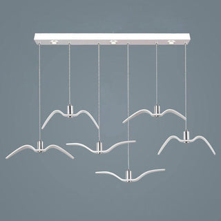 Lustra Suspension Lampe Ailes d'Oiseau pour Salon-Luire