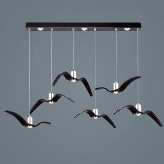 Lustra Suspension Lampe Ailes d'Oiseau pour Salon-Luire