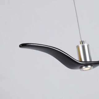 Lustra Suspension Lampe Ailes d'Oiseau pour Salon-Luire