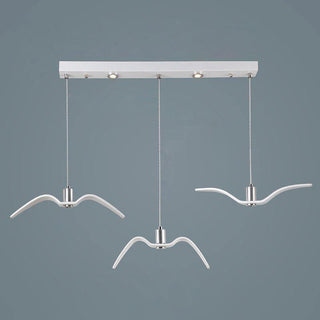 Lustra Suspension Lampe Ailes d'Oiseau pour Salon-Luire