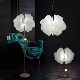 Lustra Suspension en Plastique Floral