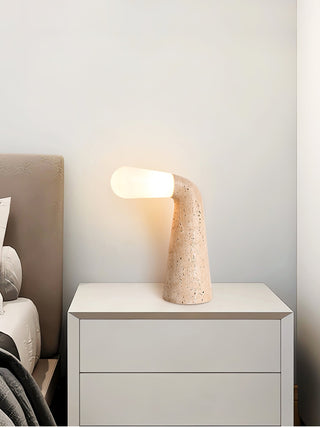 Cocare Travertine Table Lamp-Neutral Decor