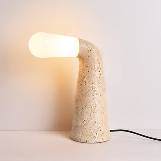 Cocare Travertine Table Lamp-Neutral Decor