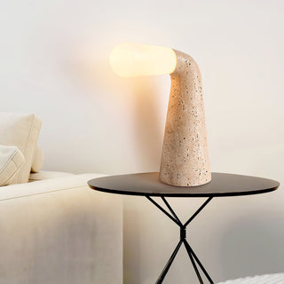 Cocare Travertine Table Lamp-Neutral Decor