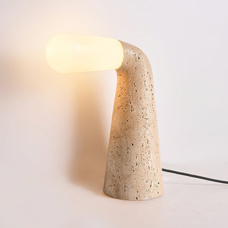 Cocare Travertine Table Lamp-Neutral Decor