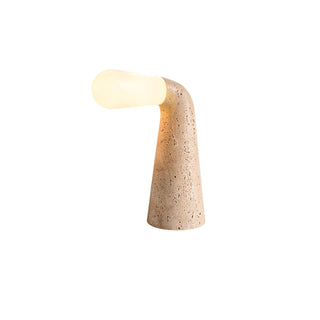Cocare Travertine Table Lamp-Neutral Decor