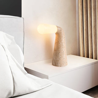 Cocare Travertine Table Lamp-Neutral Decor
