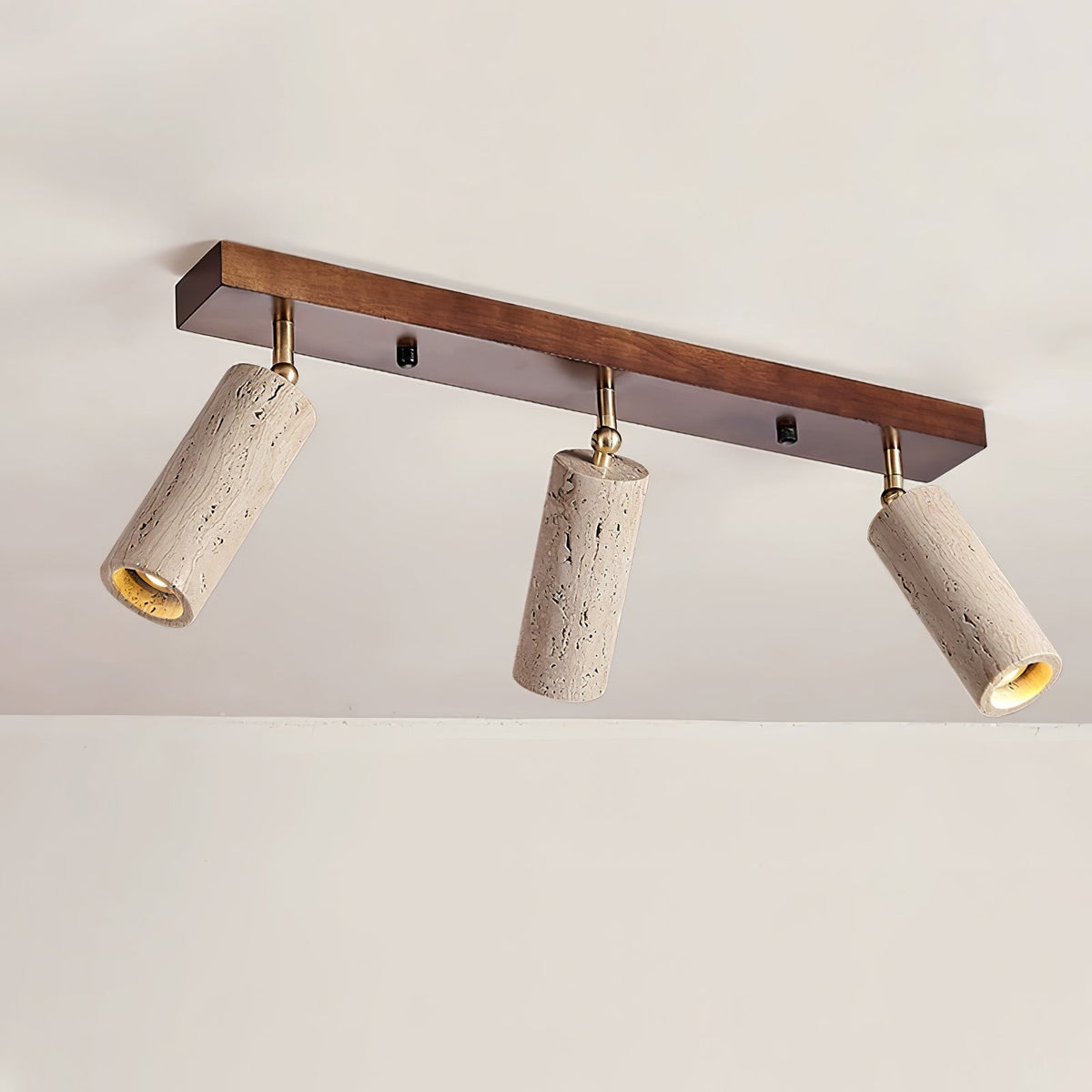Laurona Projecteur Rail Multi-Cylindre en Travertin