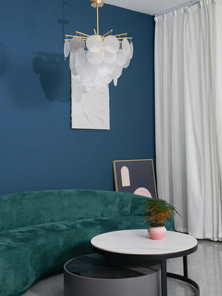 Solara Lustre Nimbus en Verre avec Gouttes