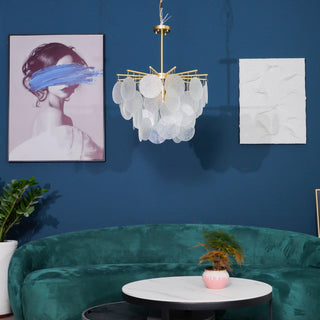 Solara Lustre Nimbus en Verre avec Gouttes
