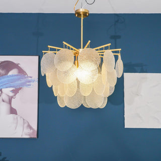 Solara Lustre Nimbus en Verre avec Gouttes