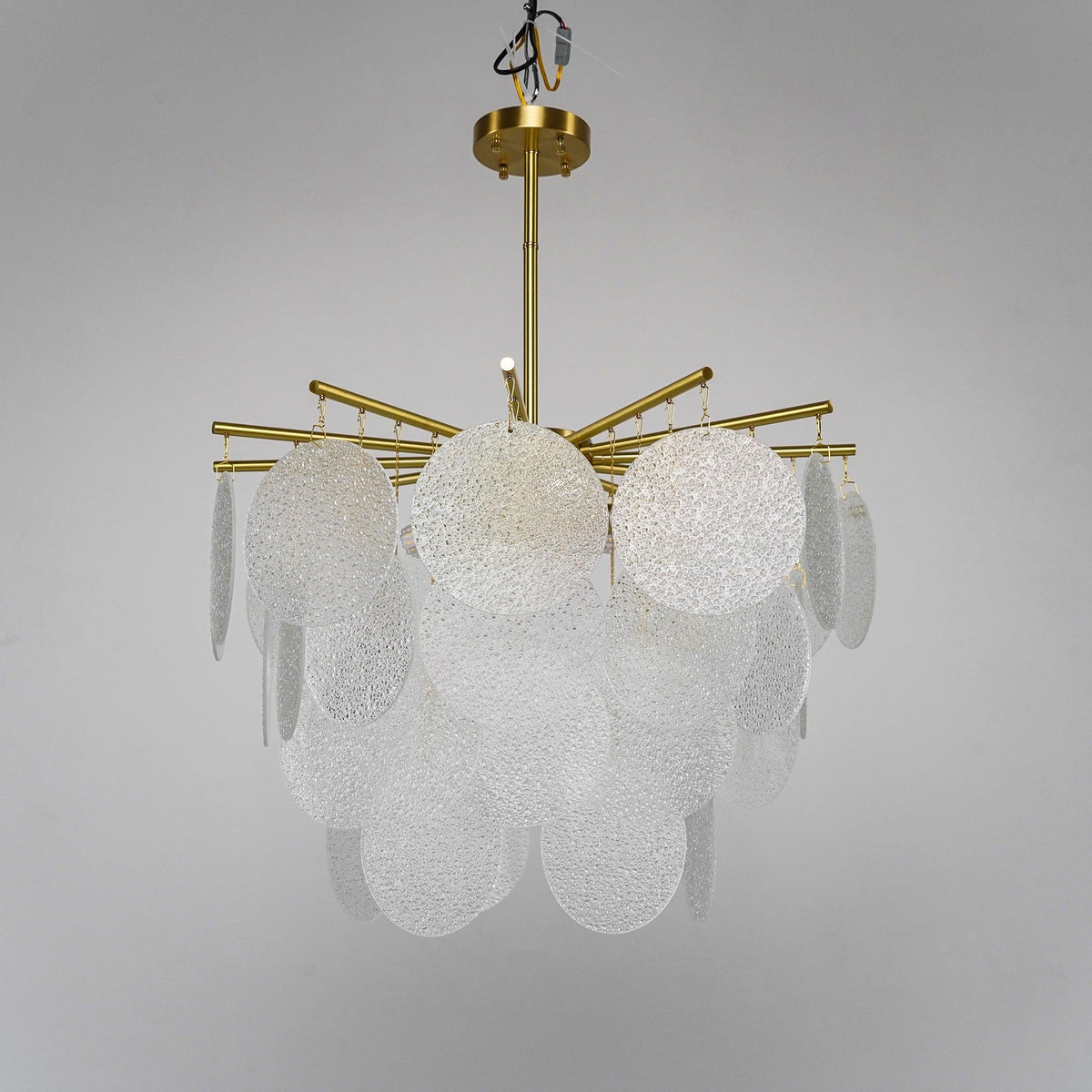 Kellilia Lustre Nimbus en Verre avec Gouttes
