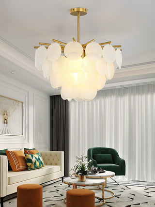 Solara Lustre Nimbus en Verre avec Gouttes