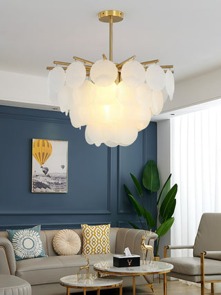 Solara Lustre Nimbus en Verre avec Gouttes