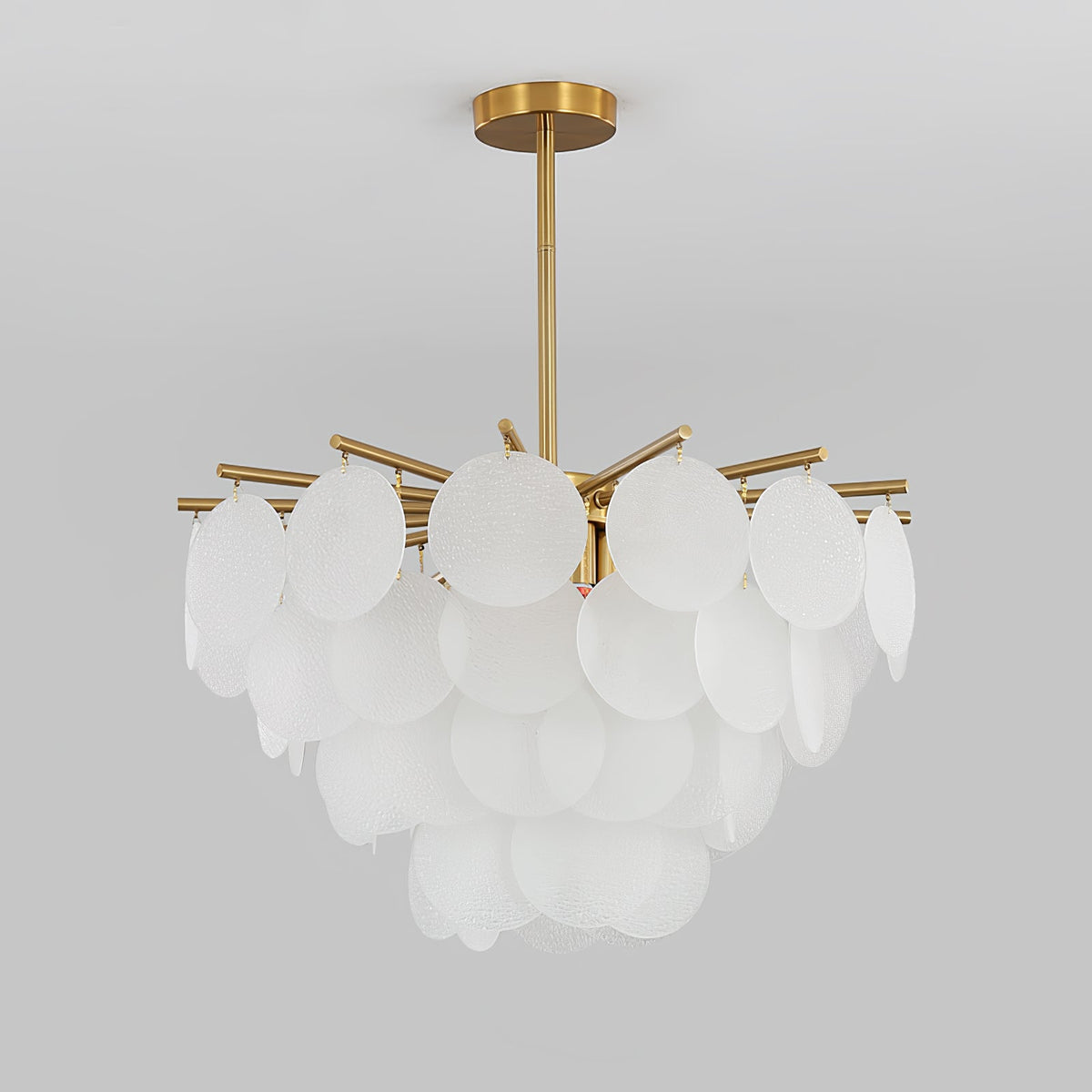 Kellilia Lustre Nimbus en Verre avec Gouttes