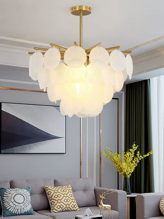 Solara Lustre Nimbus en Verre avec Gouttes