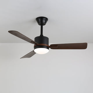 Zeyra Plafonnier Ventilateur Moderne en Bois