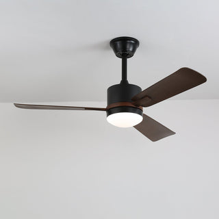 Zeyra Plafonnier Ventilateur Moderne en Bois
