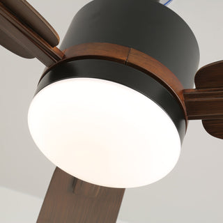Zeyra Plafonnier Ventilateur Moderne en Bois
