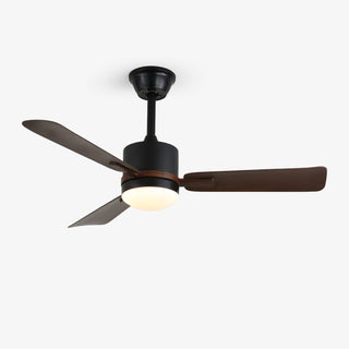 Zeyra Plafonnier Ventilateur Moderne en Bois