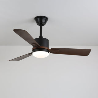 Zeyra Plafonnier Ventilateur Moderne en Bois