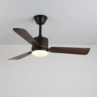Zeyra Plafonnier Ventilateur Moderne en Bois