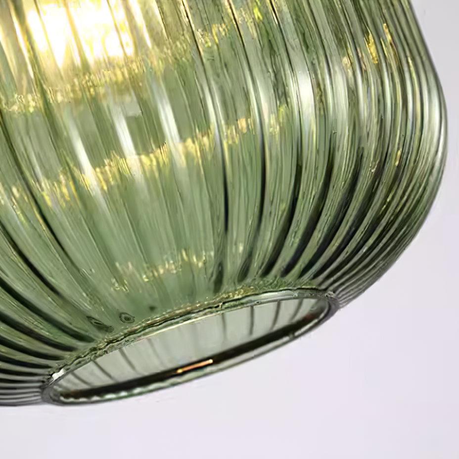 Elara Ribbed Pendant Lamp-Neutral Decor