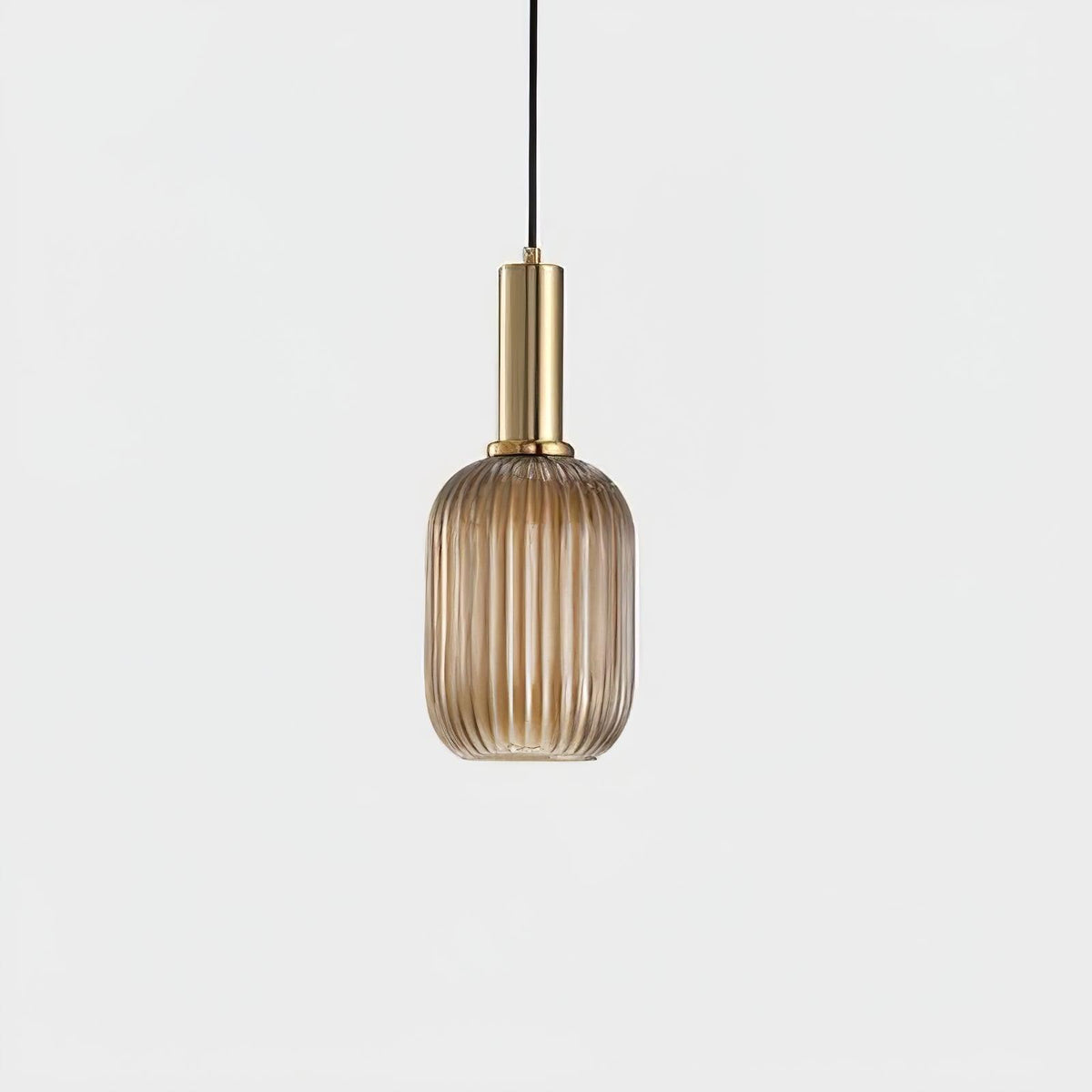 Elara Ribbed Pendant Lamp-Neutral Decor