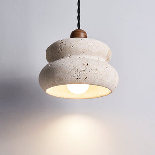 Nivora Stone Pendant Lamp-Neutral Decor