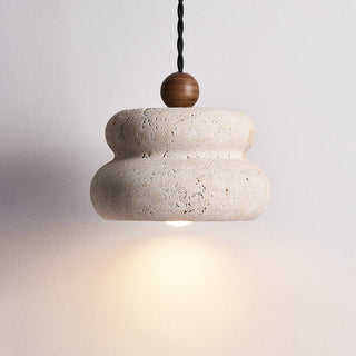 Nivora Stone Pendant Lamp-Neutral Decor