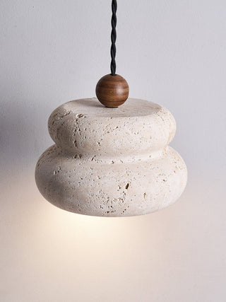 Nivora Stone Pendant Lamp-Neutral Decor
