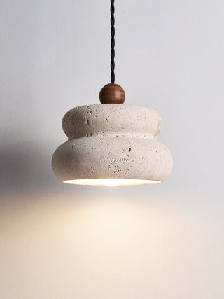 Nivora Stone Pendant Lamp-Neutral Decor