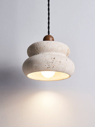Nivora Stone Pendant Lamp-Neutral Decor