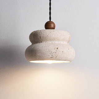 Nivora Stone Pendant Lamp-Neutral Decor