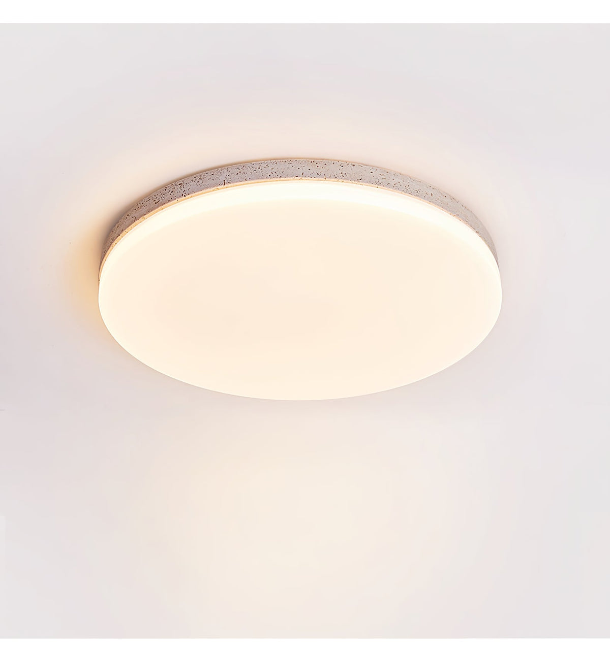 Sloane Plafonnier Travertin Contemporain