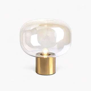 Teloz Lampe de Table Industrielle en Verre