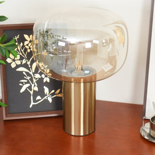 Teloz Lampe de Table Industrielle en Verre