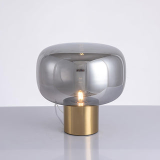 Teloz Lampe de Table Industrielle en Verre