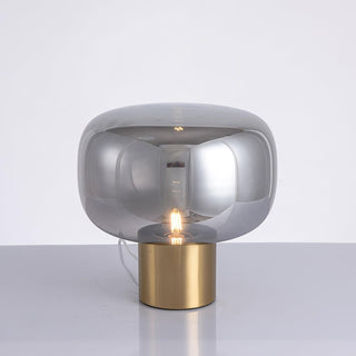 Teloz Lampe de Table Industrielle en Verre